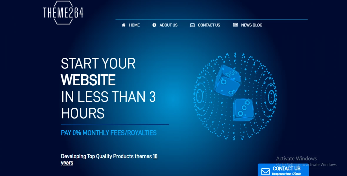 THEME264 Responsive Bootstrap Website Template
