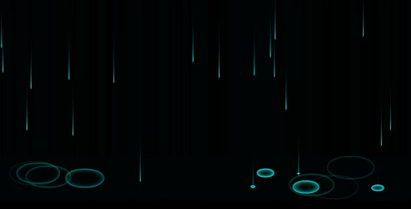 Neon Rain CSS3 Animation